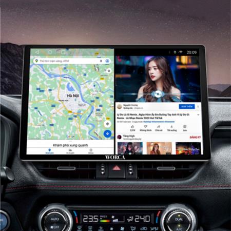 Màn hình Android Worca dòng siêu phẩm phân khúc màn hình ô tô giá rẻ trên thị trường hiện nay