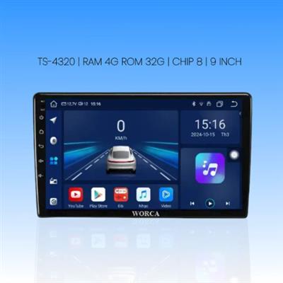 RAM 4G ROM 32G -  9 INCH - WORCA Màn hành Android TS-4320