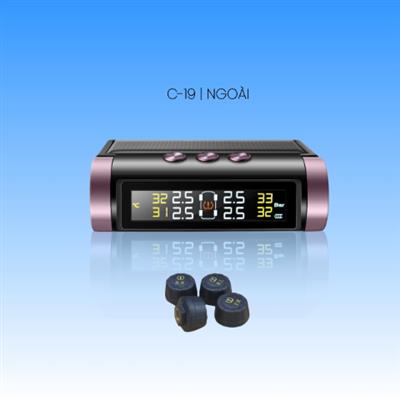 WORCA Cảm biến áp suất lốp năng lượng mặt trời van ngoài